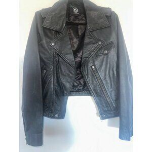 Sinequanone Paris sheep skin leather Biker Jacket